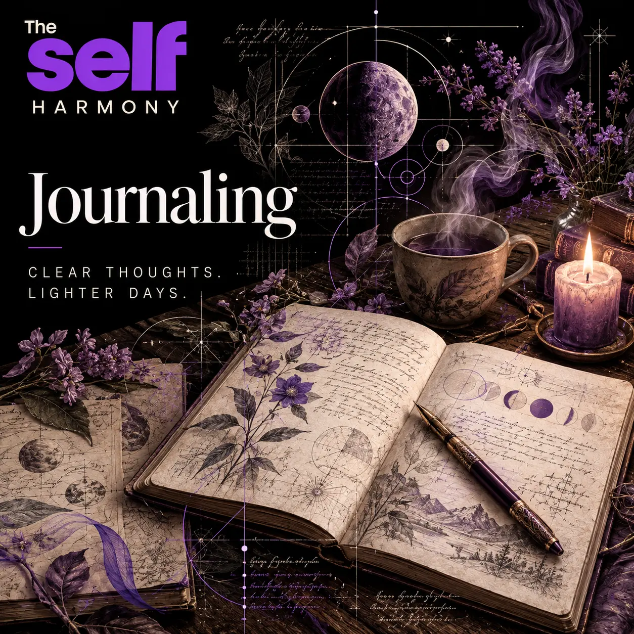 The Self Harmony — Journaling: Clear thoughts. Lighter days.