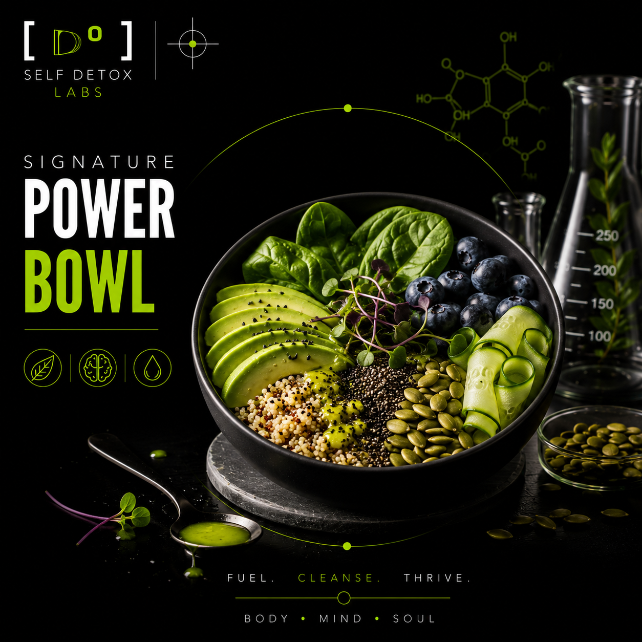Signature Power Bowl recipe card