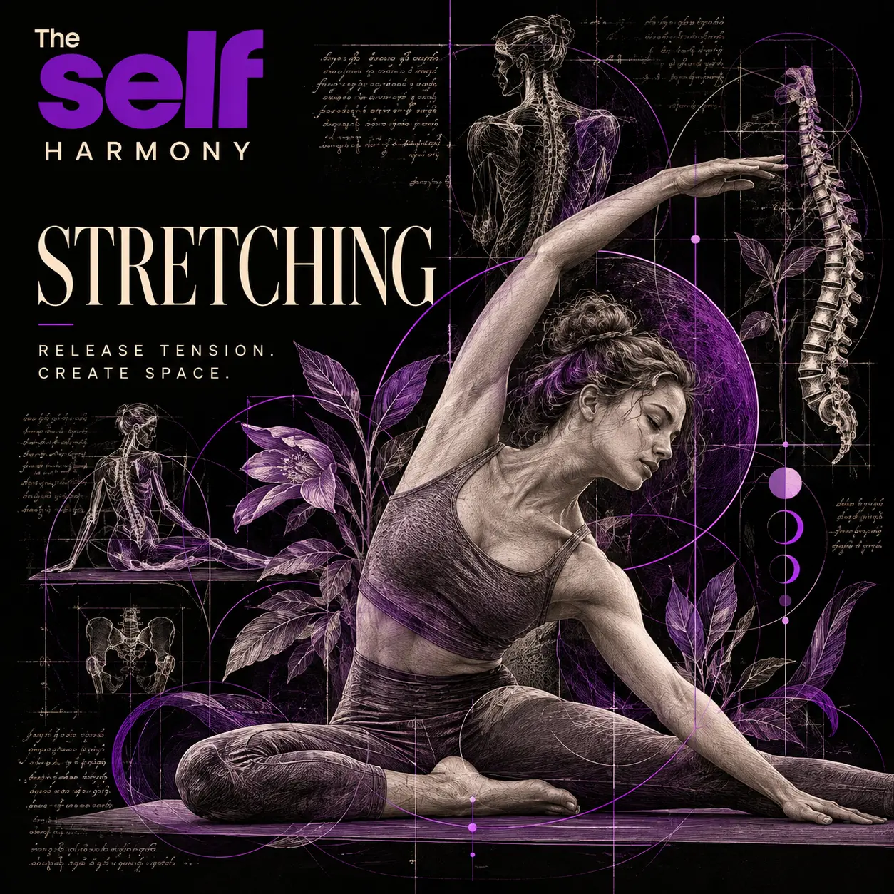 The Self Harmony — Stretching: Release tension. Create space.