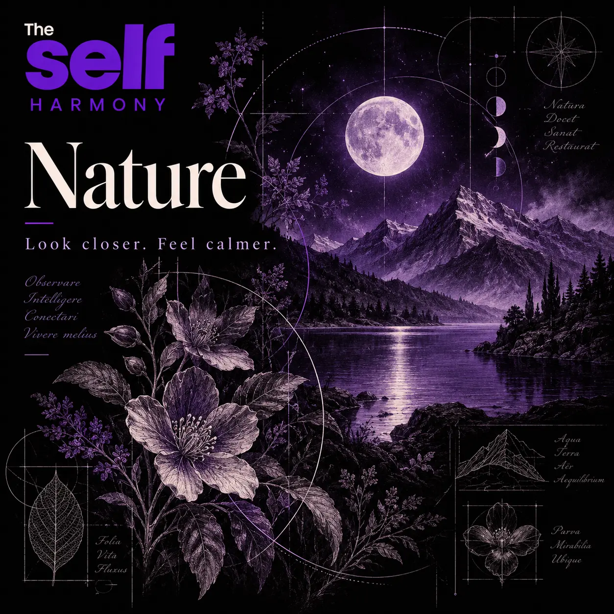 The Self Harmony — Nature: Look closer. Feel calmer.
