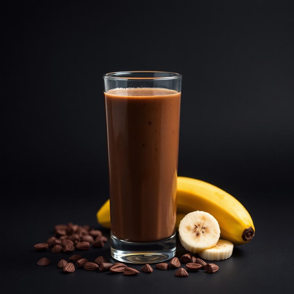 Cacao Recovery — Self Detox recipe photographed on black